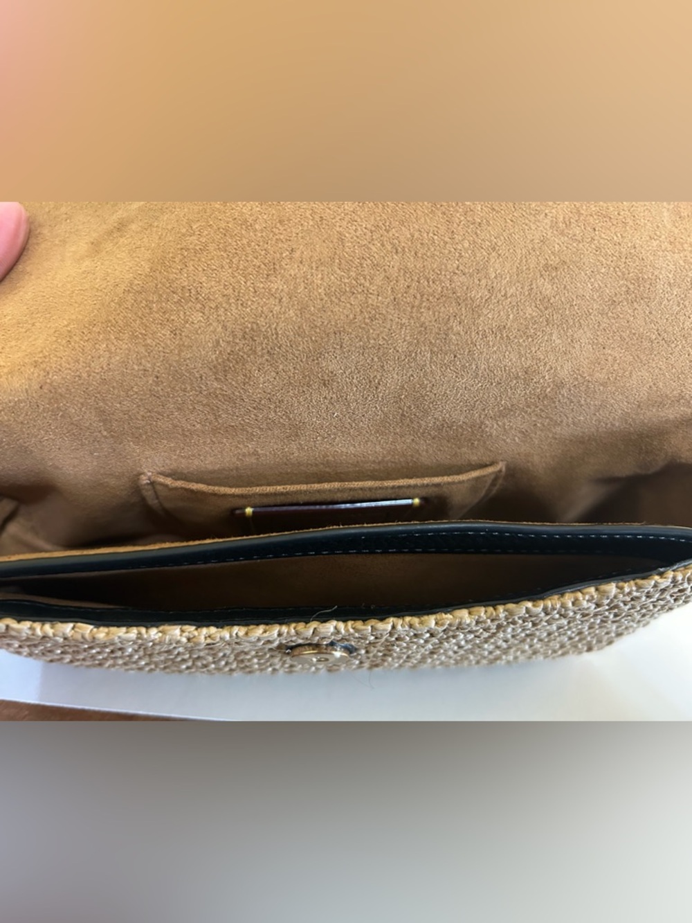 Coach Hailey FlapBag Crossbody Toast/Black Gold Hardware Can69 - Picture 8 of 11